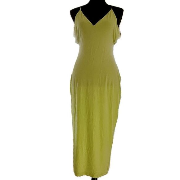 Good American women’s size 4 off the shoulder midi-dress EUC - Picture 3 of 9